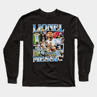 Lionel Messi All-Time Goal Scorer Long Sleeve T-Shirt